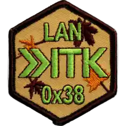 This patch comes from our LAN that happened during autumn 2022! The leaves and colours are not a coincidence! It’s also waterproof if you consider that it can dry after getting wet!
