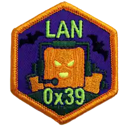 The green on this patch glows in the dark! There were originally more small bats on the design but, apparently “if the details are too small, the machines that make the patches won't be able to print them” ok atmax